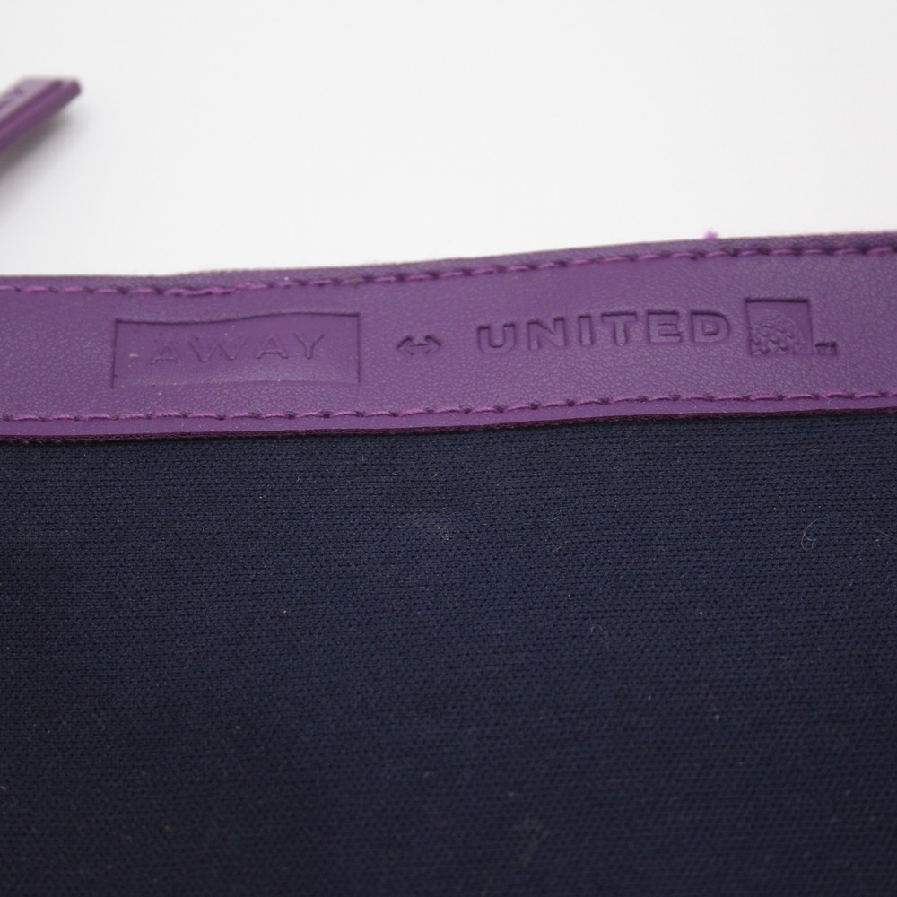 Away United Purple Pouch Small‎ Travel Cosmetic Makeup Bag